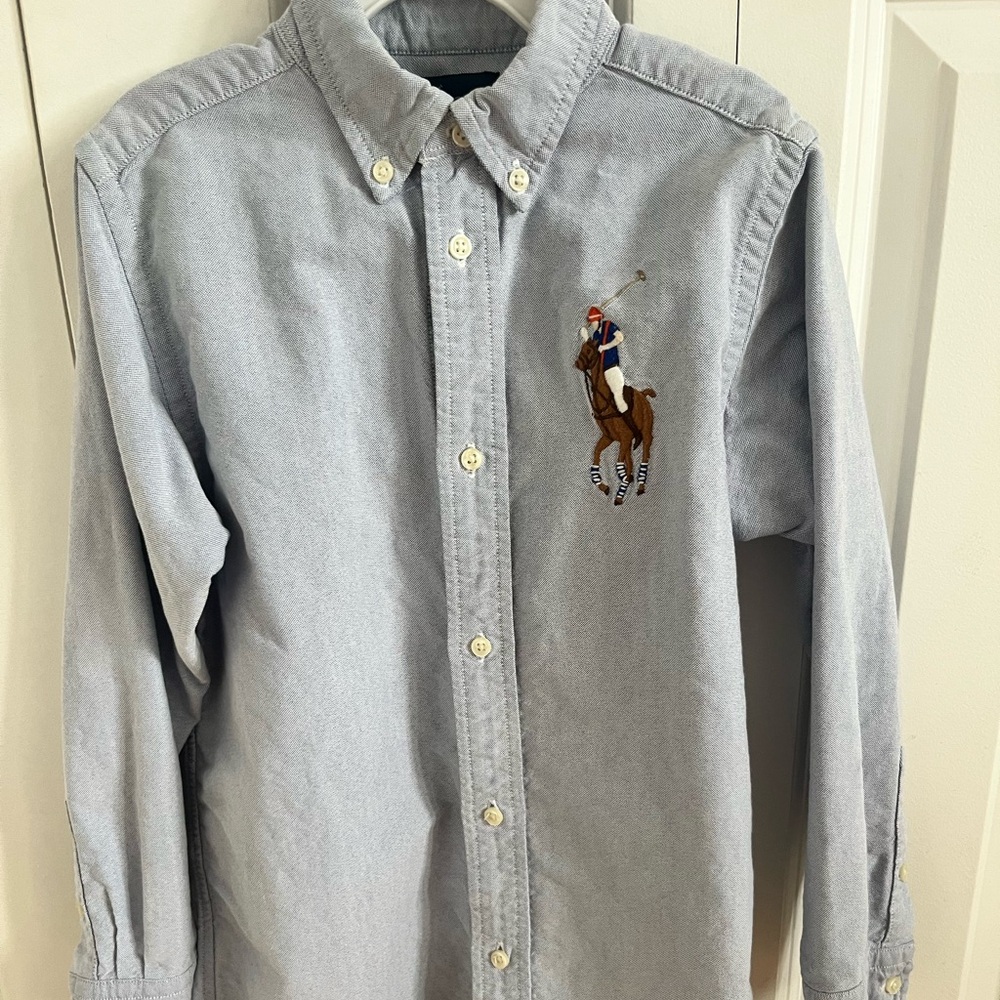 Polo by Ralph Lauren Blue Casual Button Down Shirt